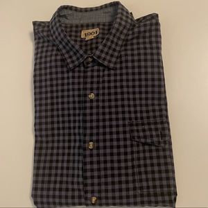 1901 Nordstrom Men's Button Down Blue Gray - XL